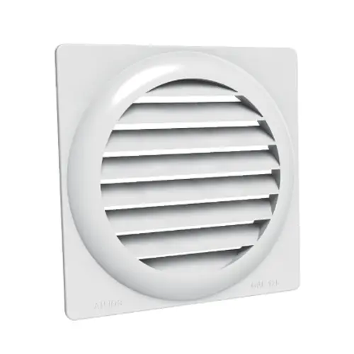 Plastic louvred grilles