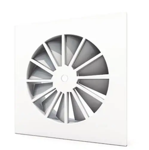 Ws210 Square Swirl Diffuser With Fixed Blades